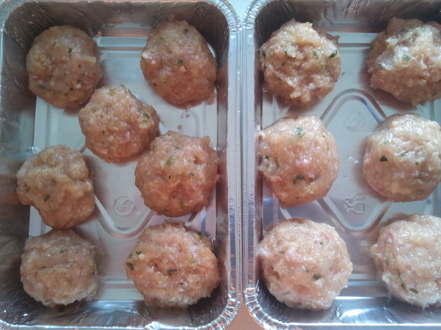 albóndigas de pollo